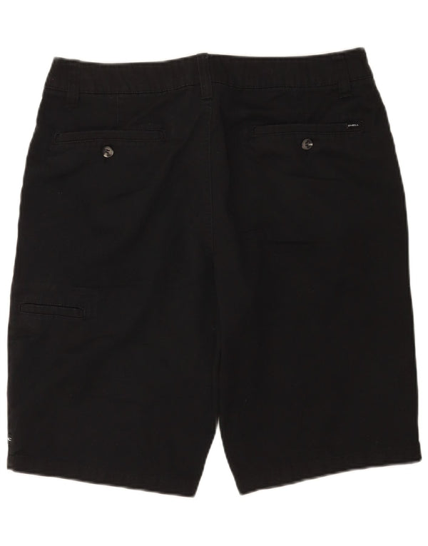 O'Neill Mens Relaxed Fit Cargo Shorts W32 Médio Algodão Preto
