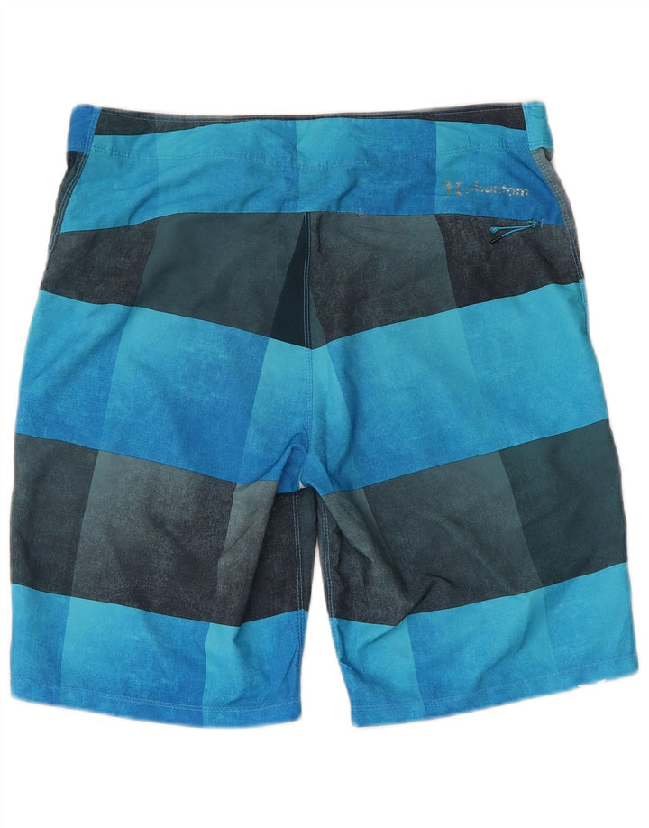 Shorts de natação masculino Hurley Graphic azul médio poliéster colorblock
