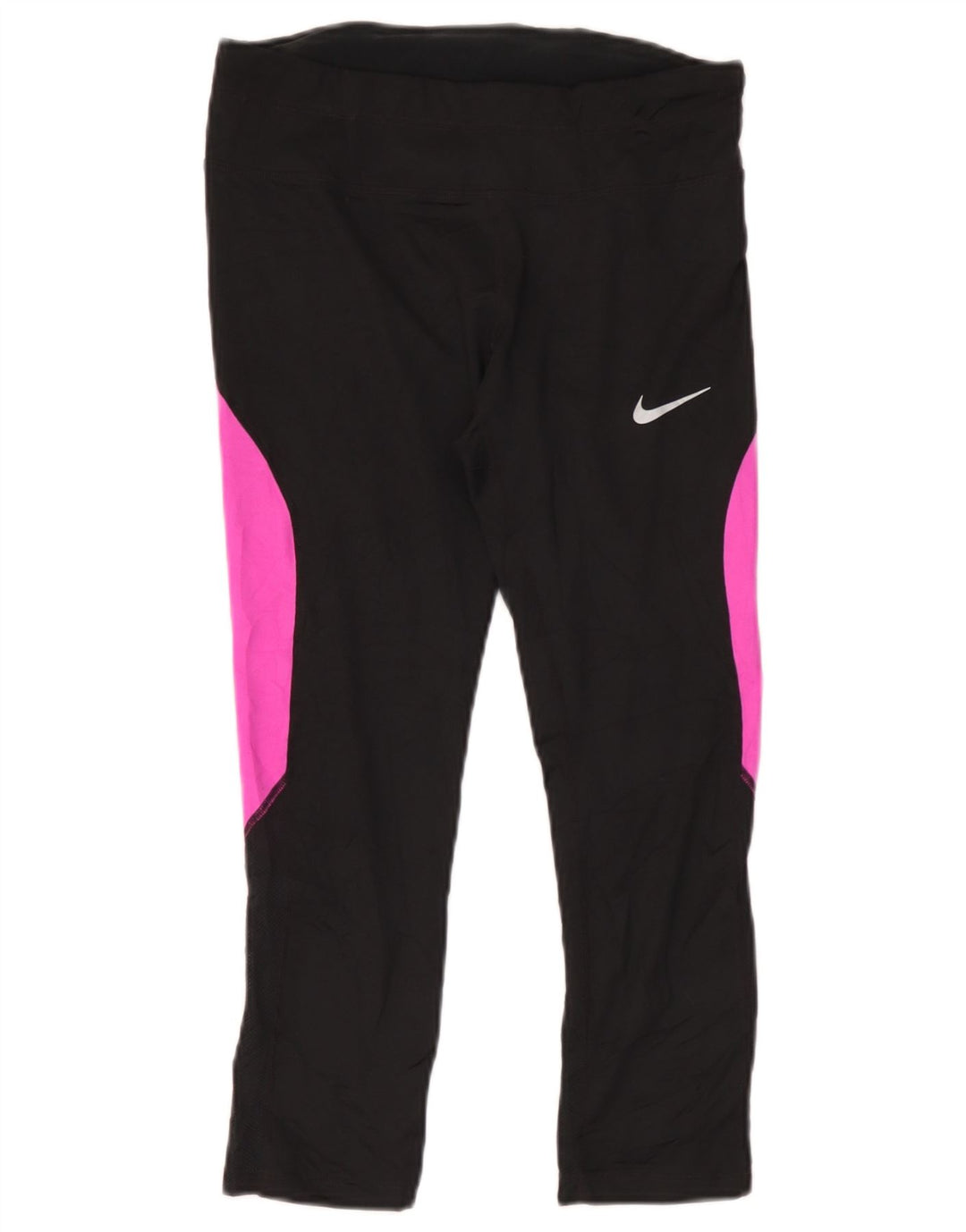 Leggings Nike Dri Fit UK 12 Médio Preto Colourblock Poliéster