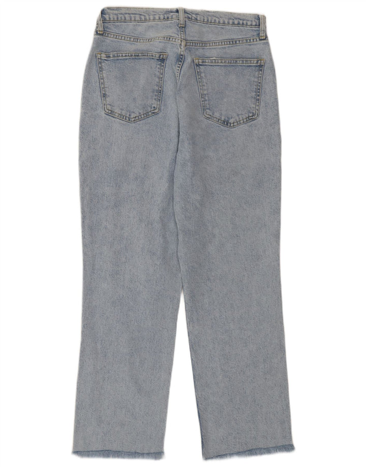 Calça jeans reta feminina Zara EU 40 médio W30 L26 azul