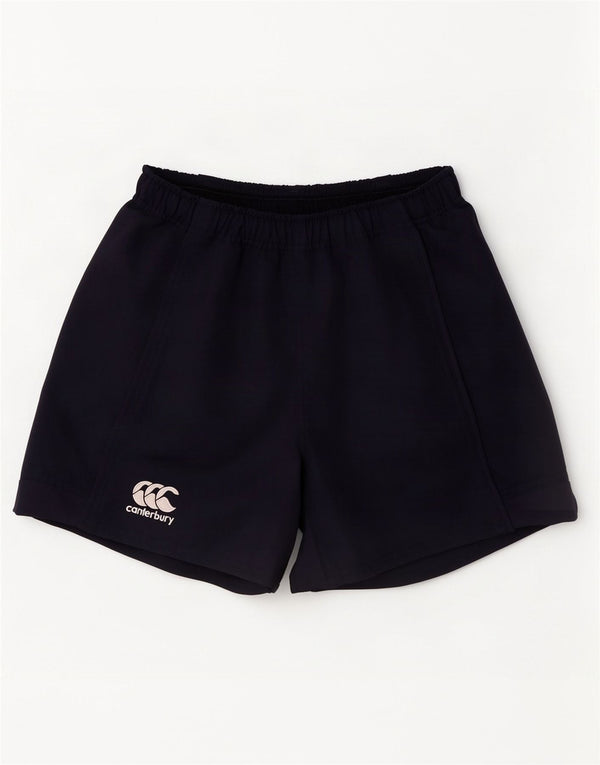Shorts esportivos masculinos Canterbury pequeno poliéster azul marinho