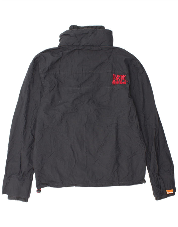 Jaqueta de chuva masculina Superdry Windcheater UK 40 grande cinza nylon