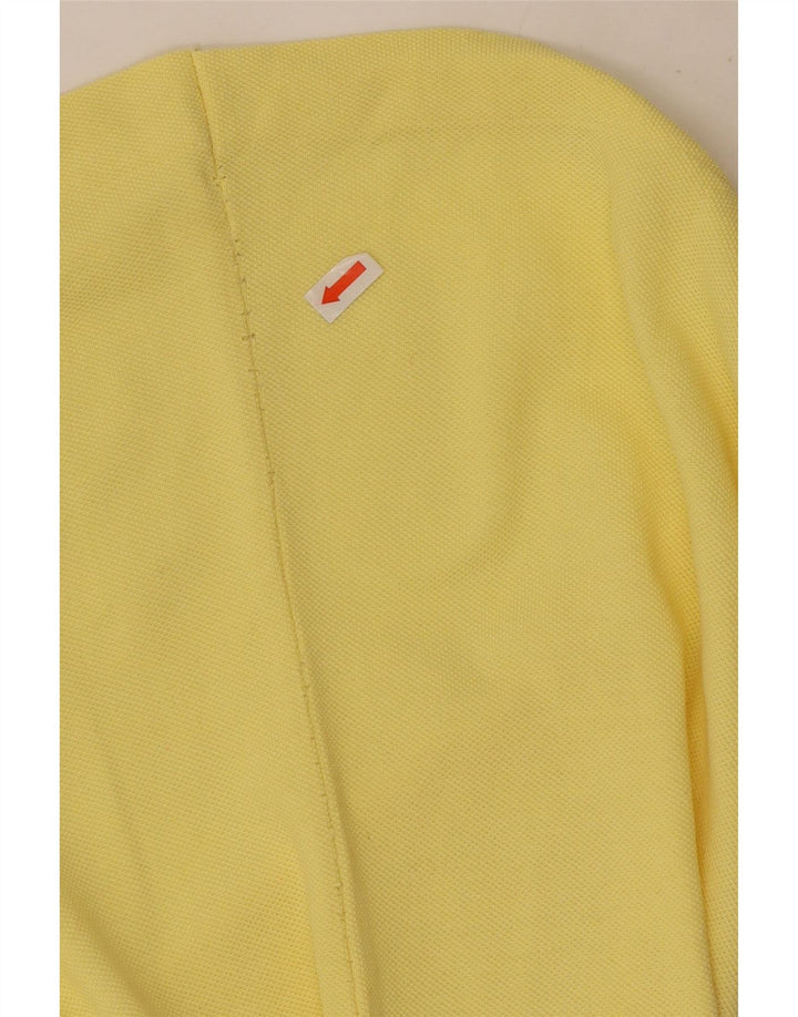 Camisa polo masculina Lacoste tamanho 6 XL amarelo