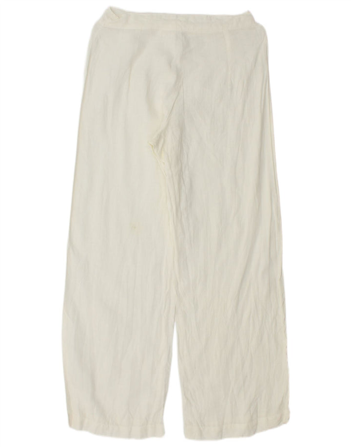 Calça chino reta feminina VINTAGE W28 L29 branco