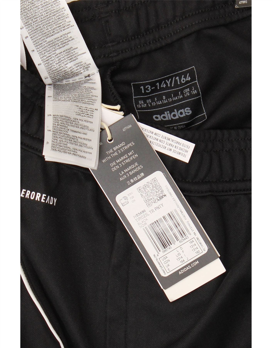 ADIDAS Meninos Crusaders F.C. Calças de treino gráfico 13-14 anos preto