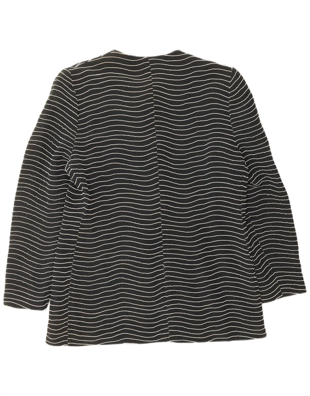 Gai Mattiolo Jaqueta blazer feminina de 6 botões IT 50 XL listrada preta