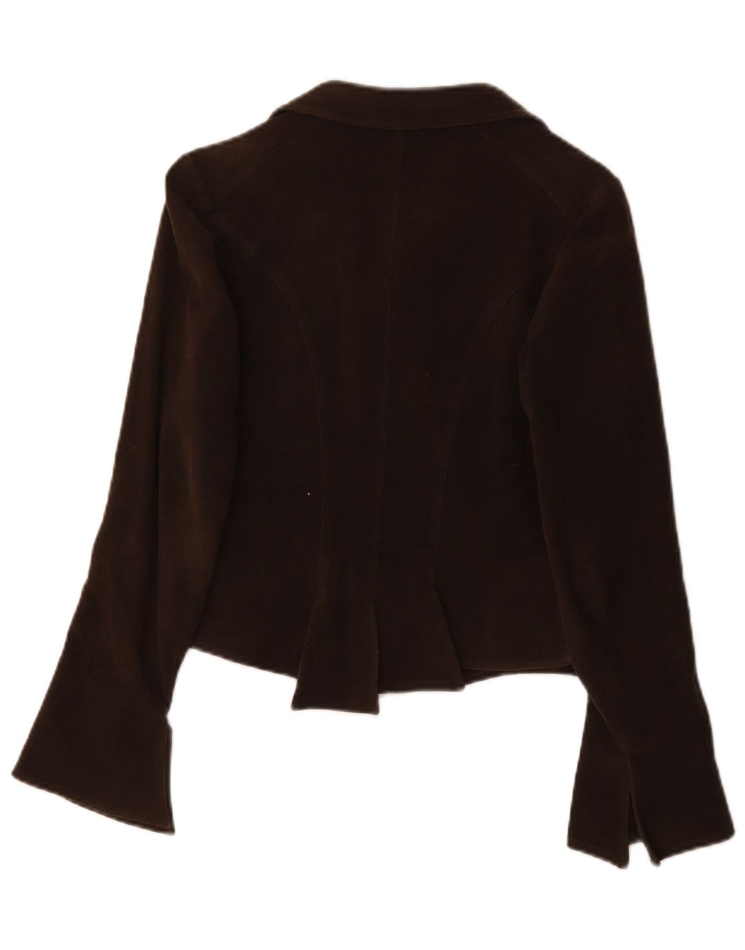 Jaqueta Blazer Feminina Ferrone IT 42 Algodão Marrom Médio