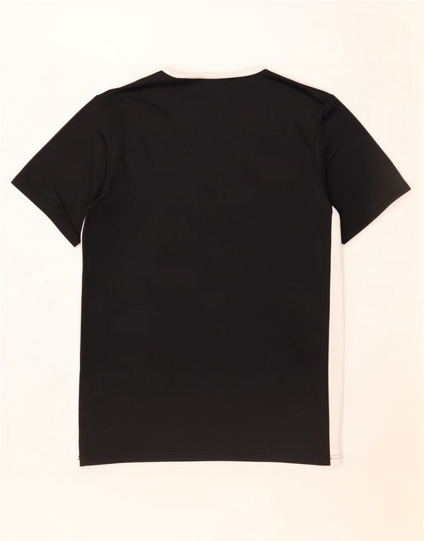 Adidas Mens Aeroready T-Shirt Top Large Black Colourblock Polyester