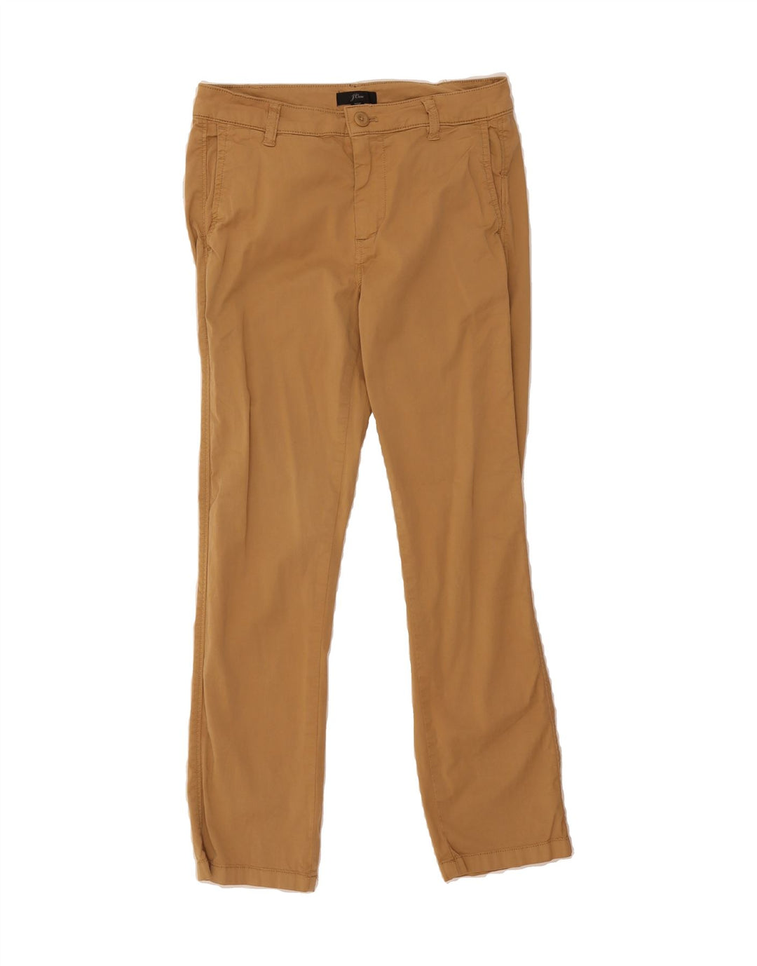 J. CREW Womens Straight Casual Trousers W25 L26 Beige Cotton Vintage J. Crew and Second-Hand J. Crew from Messina Hembry 