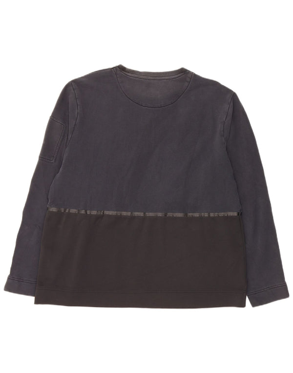 Moletom masculino Lyle & Scott Jumper XL preto colorblock algodão