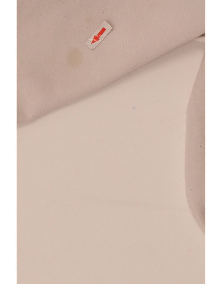 Guess moletom gráfico masculino jumper médio branco poliéster
