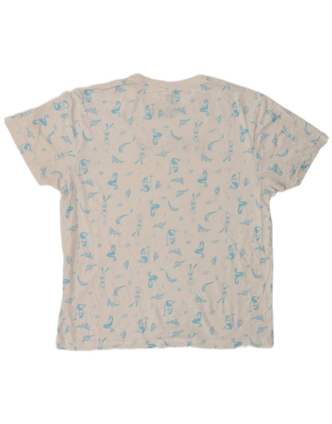 Camiseta gráfica masculina HURLEY Top médio algodão branco