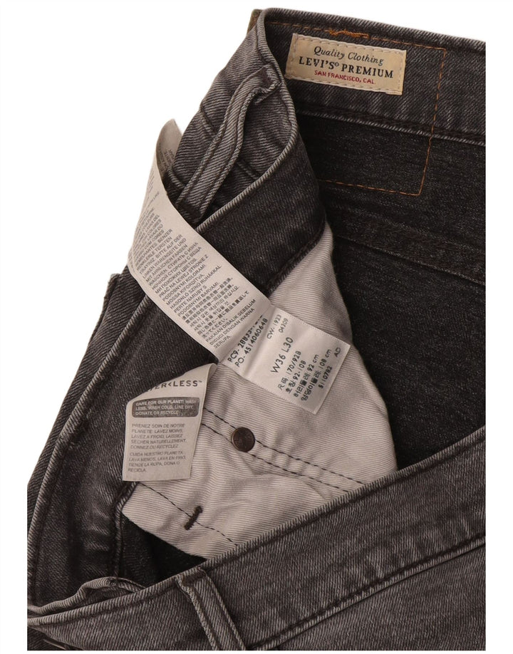 Jeans Levi's Slim Tapered Masculino W36 L30 Algodão Cinza