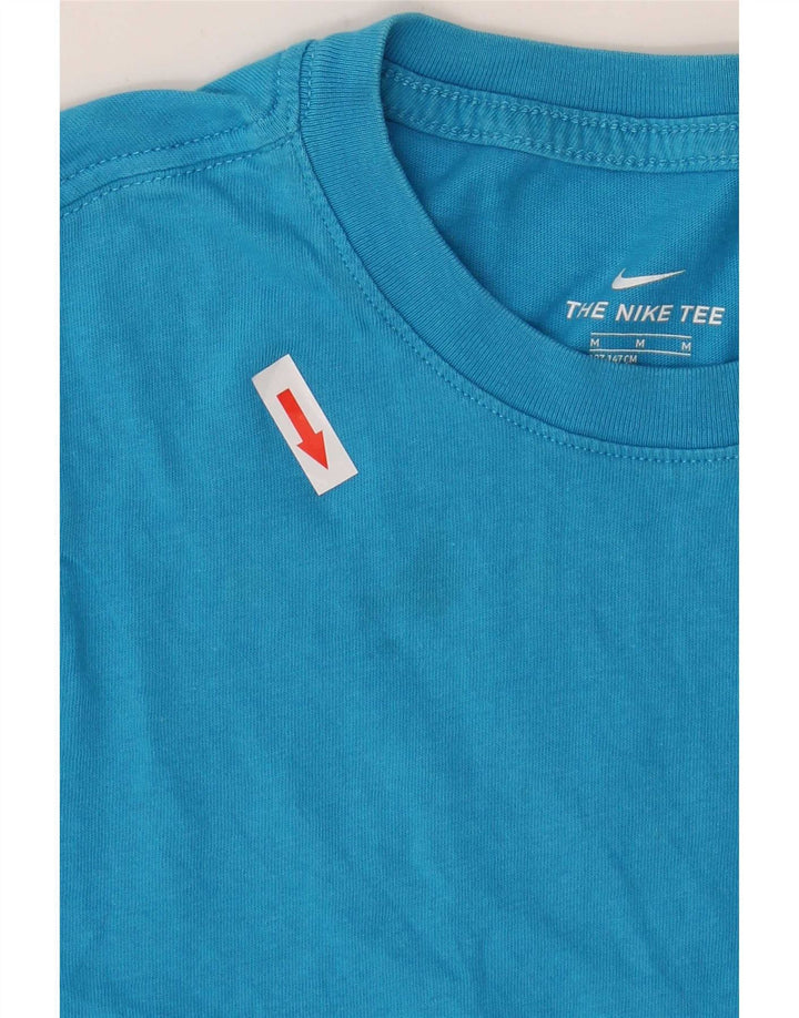 Camiseta Nike Menino Top 10-11 Anos Médio Algodão Azul