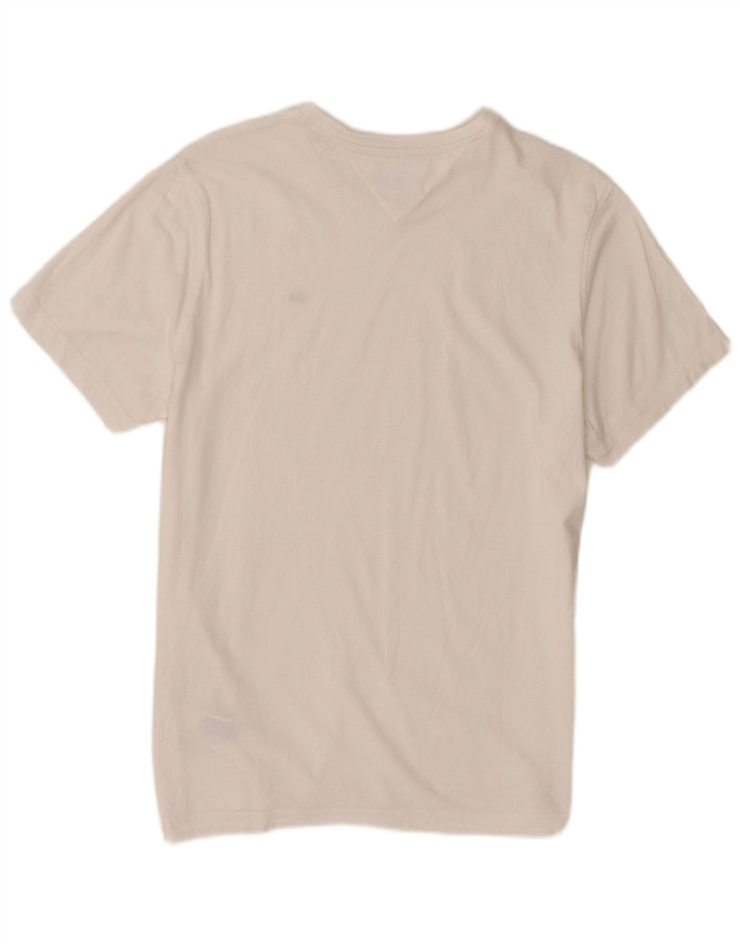 Tommy Hilfiger Camiseta masculina grande de algodão branco