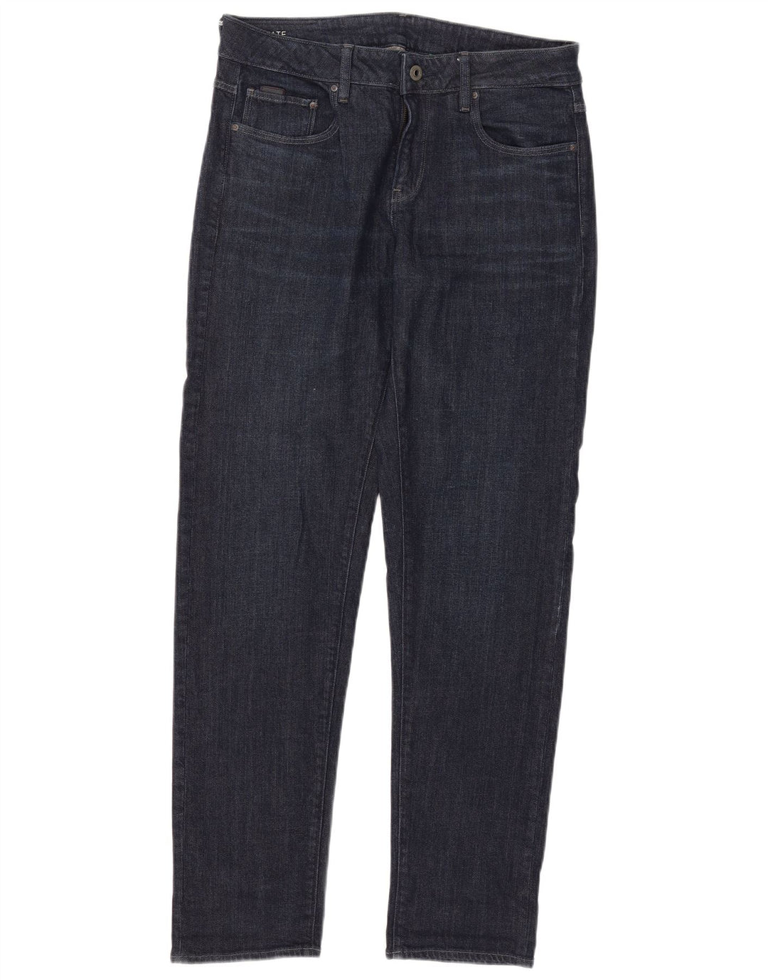 Jeans slim feminino G-Star W28 L31 algodão azul marinho