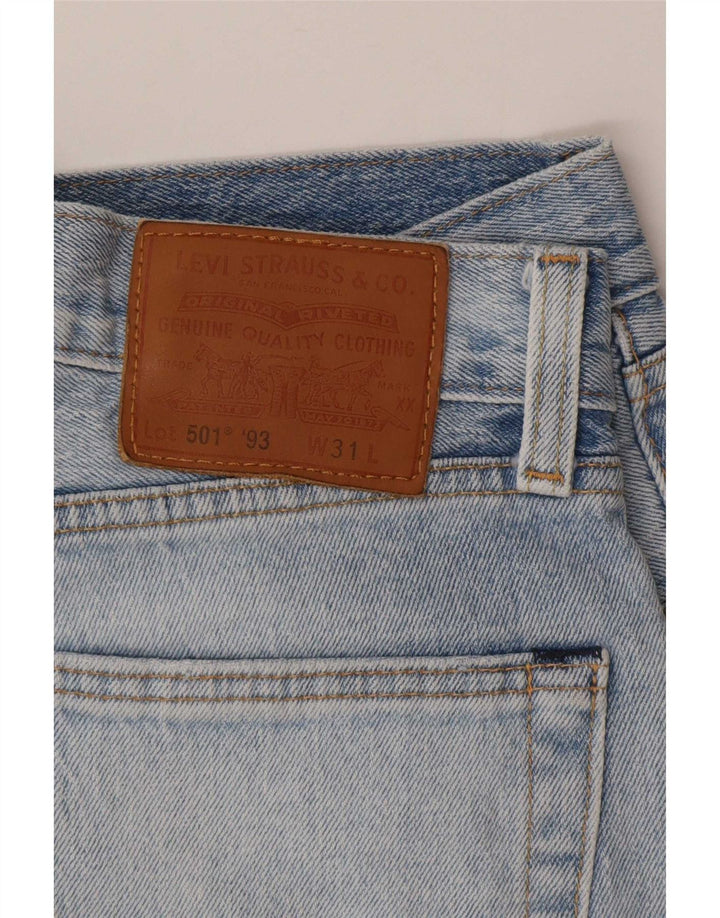 Shorts jeans masculino 501 da Levi's W31 algodão azul médio