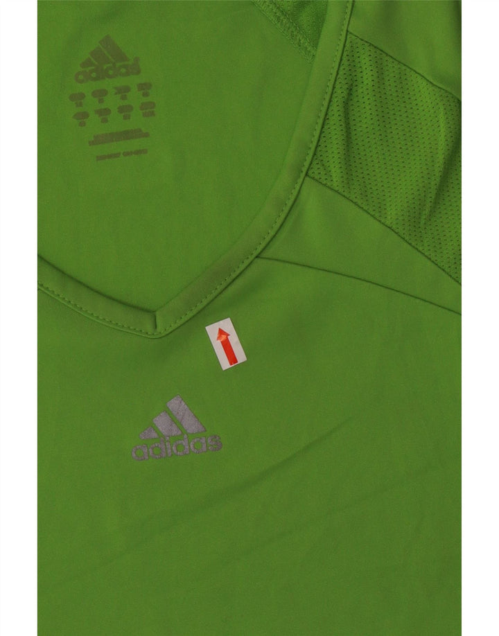 Adidas Womens Vest Top UK 14 Médio Verde