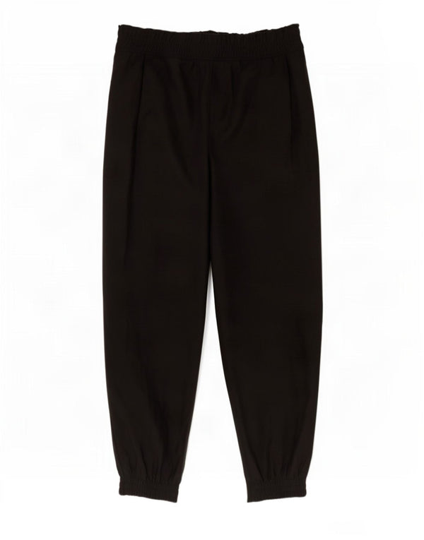 Calça jogger feminina Zara casual pequena W26 L26 preta poliamida