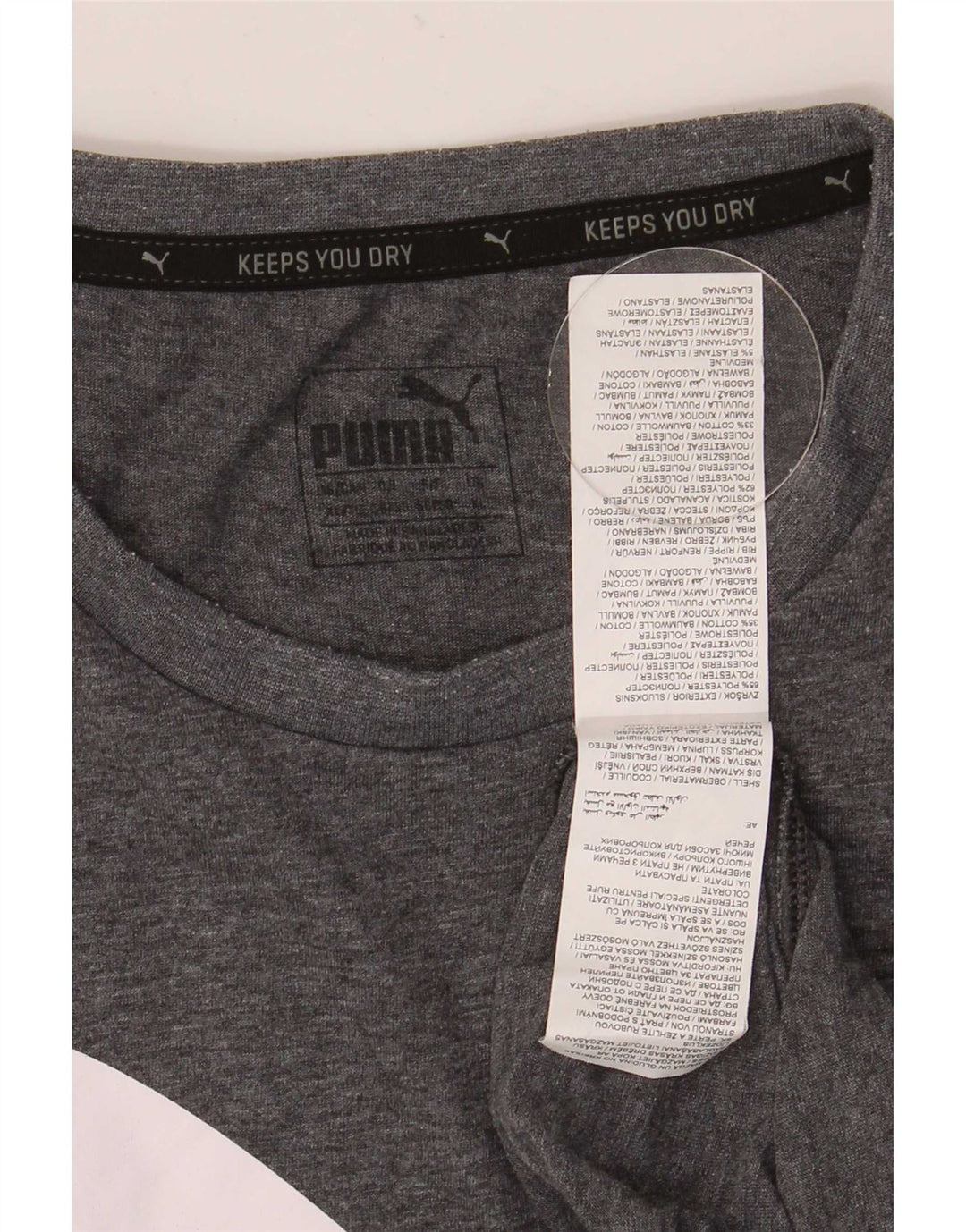 Puma Camiseta Masculina Graphic Top XL Cinza Poliéster