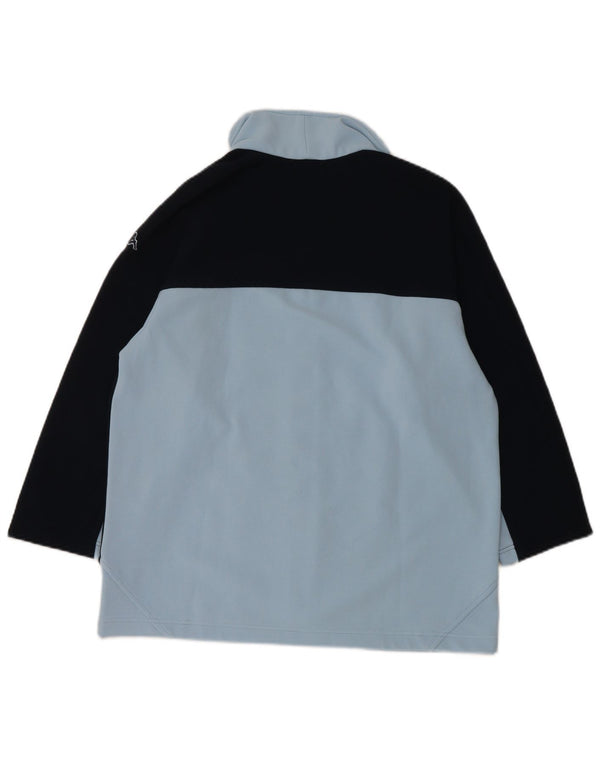 Jaqueta feminina Kappa com manga 3/4 e manga 3/4 UK 18 XL azul colorblock