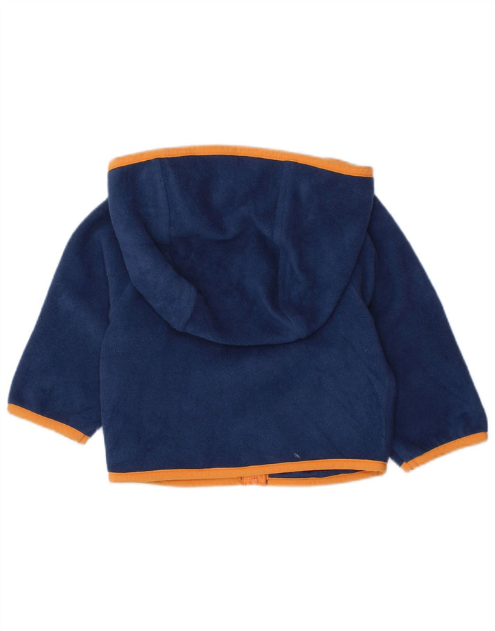 Jaqueta de lã com capuz para meninos COLUMBIA 3-6 meses azul marinho Colourblock
