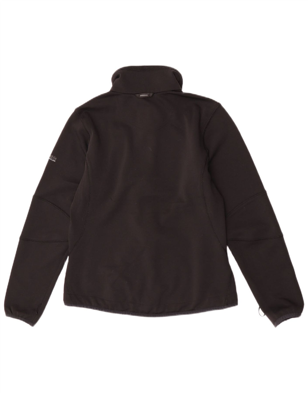 Columbia Womens Liner Tracksuit Top Jacket UK 12 Médio Preto Poliéster