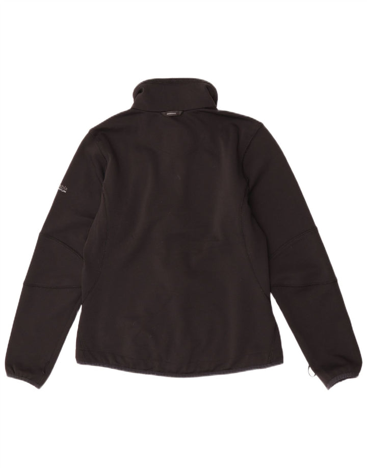 Columbia Womens Liner Tracksuit Top Jacket UK 12 Médio Preto Poliéster