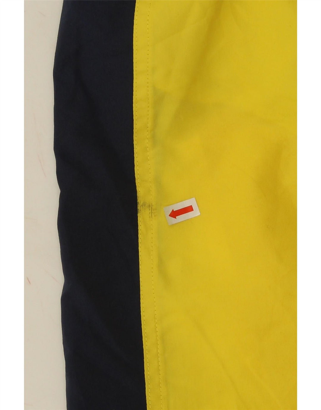 Shorts de natação masculino KAPPA gráfico grande bloco colorido amarelo