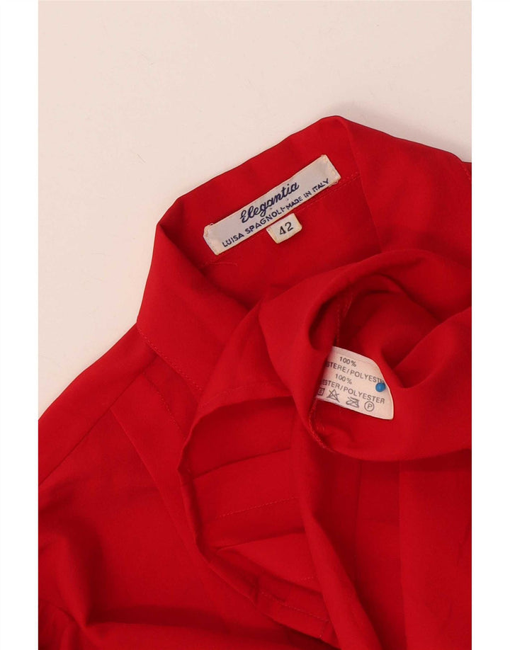 Blusa feminina Luisa Spagnoli IT 42 poliéster vermelho médio