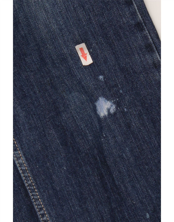 Calça jeans feminina Levi's 524 Straight W29 L32 azul algodão