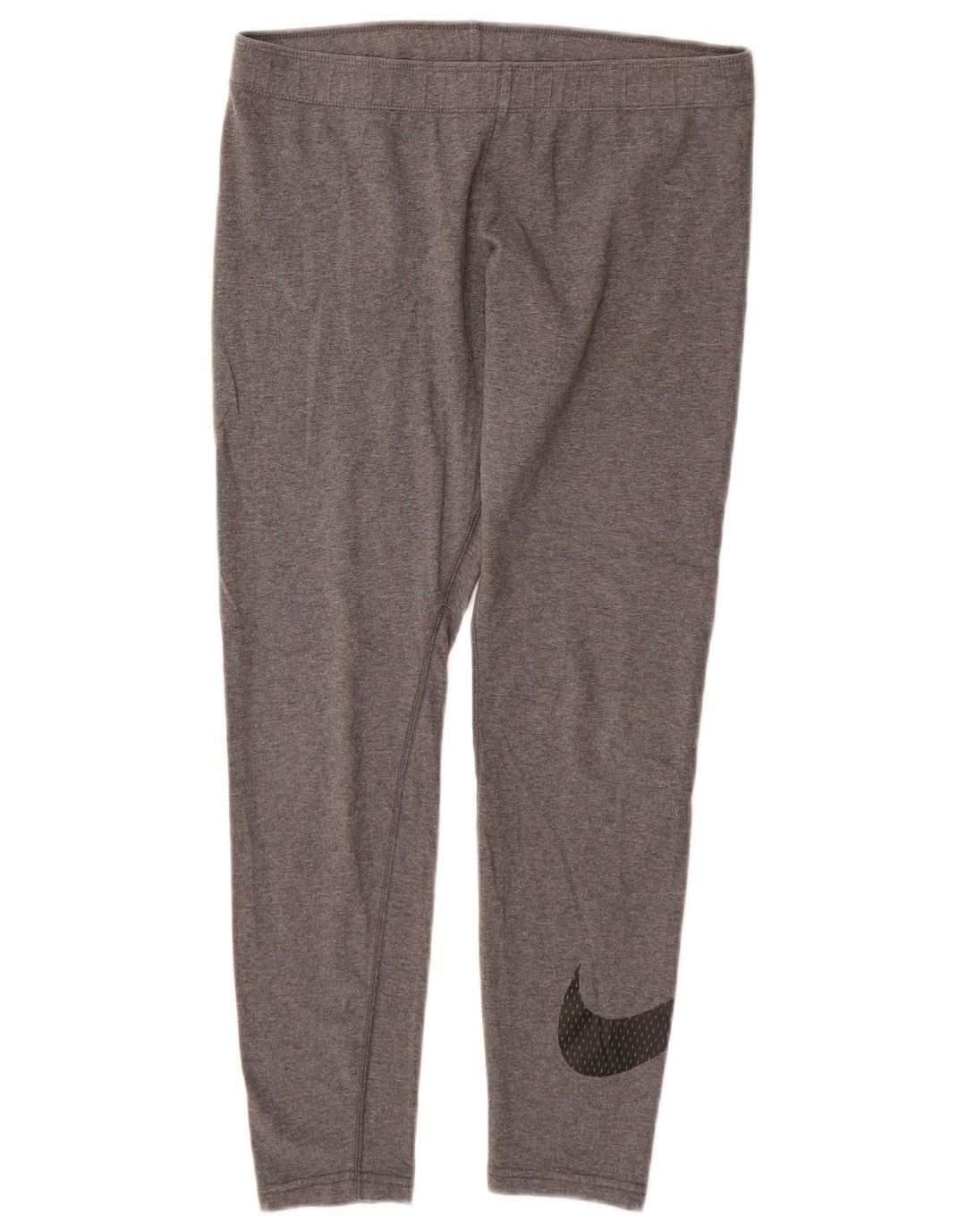 Leggings Nike Femininas Graphic UK 12 Algodão Cinza Médio