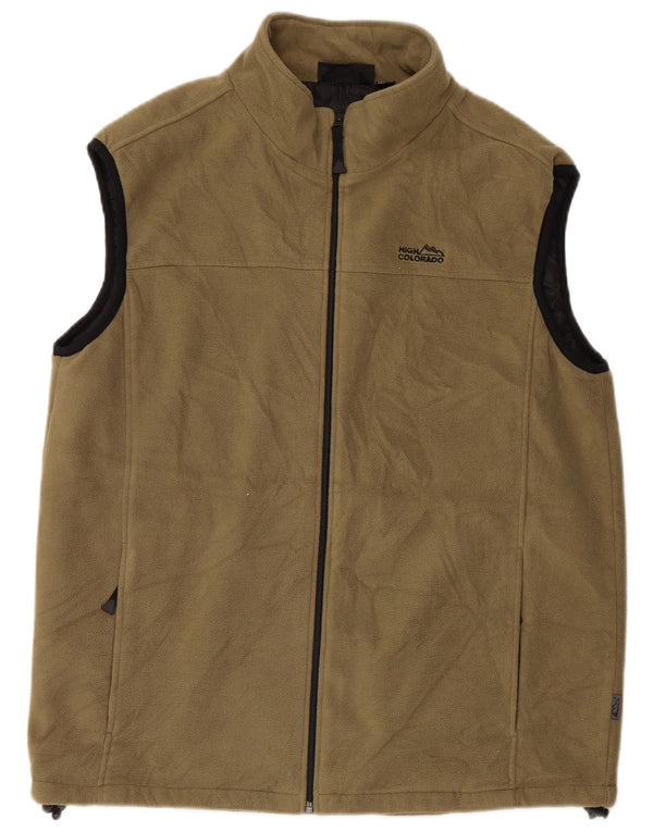 High Colorado Mens Fleece Gilet UK 42 XL Poliéster Cáqui