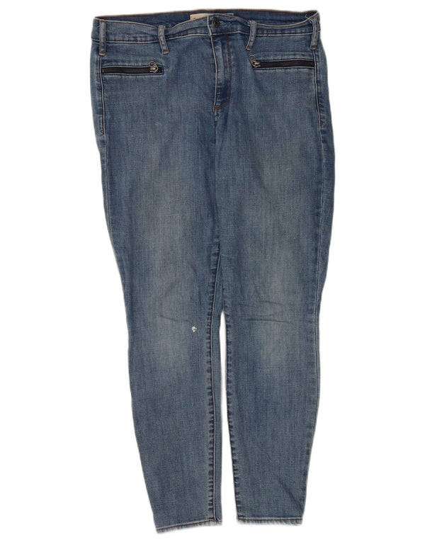 Jeans skinny feminino Gap W30 L27 algodão azul