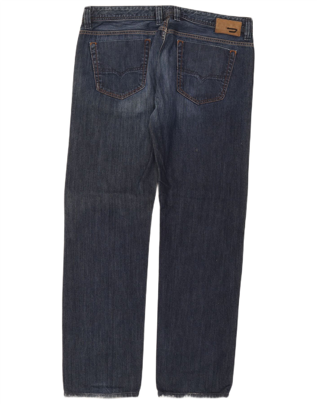 Diesel Mens Viker Straight Jeans W38 L34 Azul Algodão