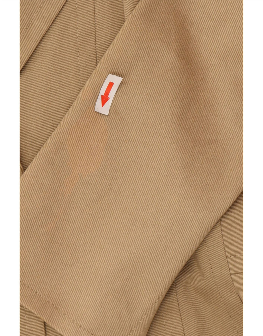 Jaqueta blazer feminina Hugo Boss com 3 botões Reino Unido 10 pequeno algodão bege clássico