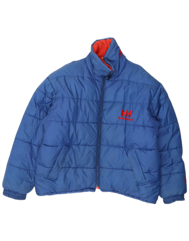 Jaqueta acolchoada masculina Helly Hansen UK 42 XL azul nylon