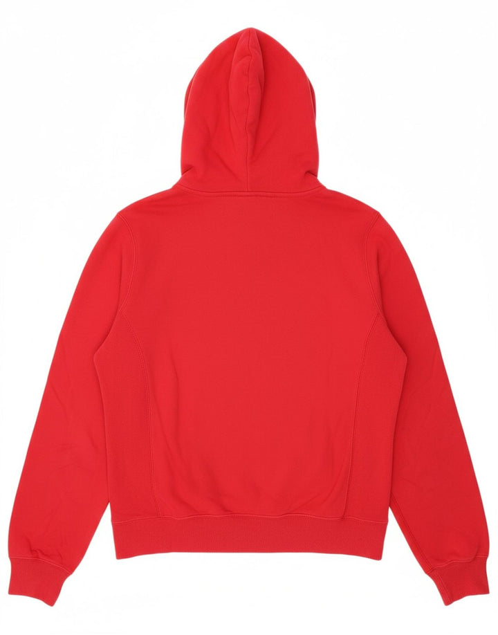 CHAMPION Womens Heritage Classics Graphic Hoodie Jumper UK 14 Medium Red