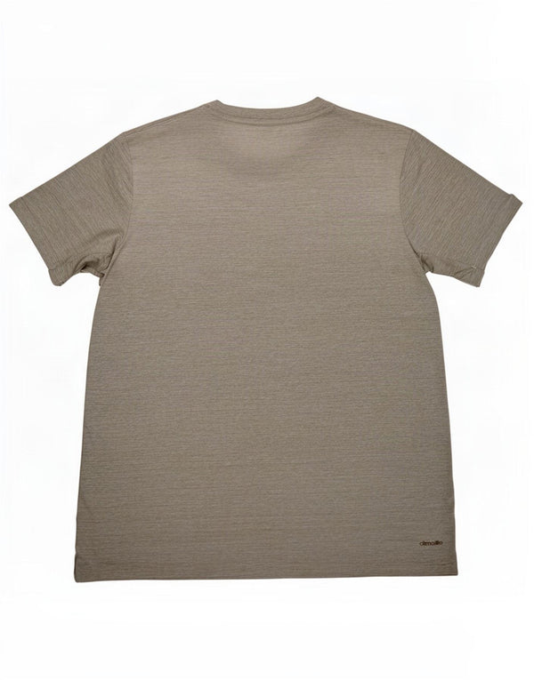 Adidas Mens Climalite Camiseta Top Cinza Médio Poliéster