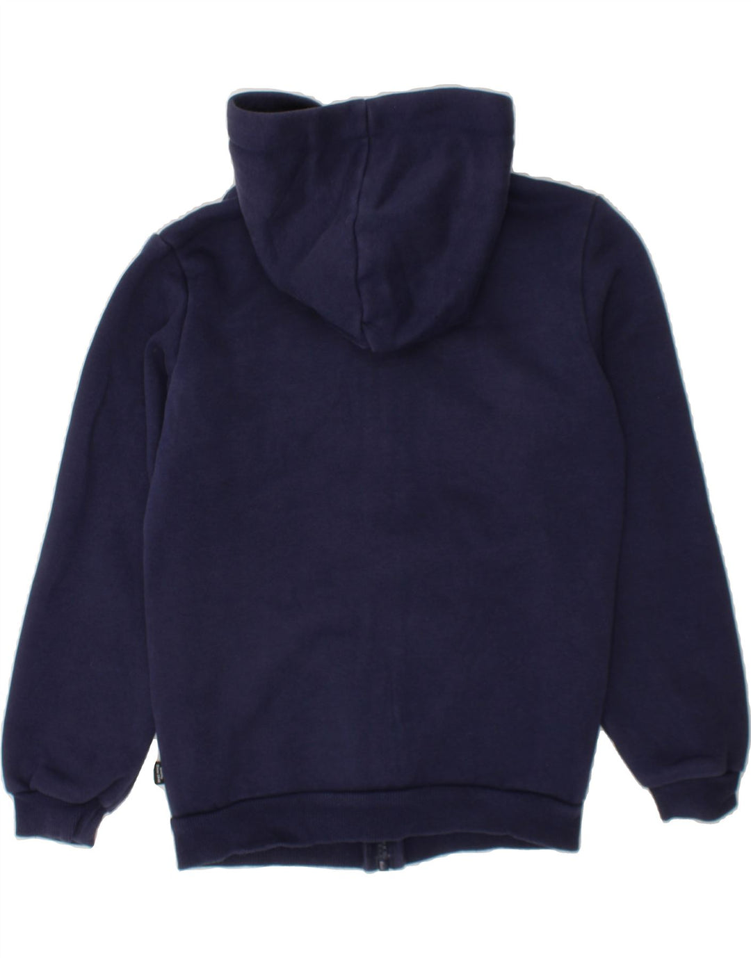 PUMA Boys Graphic Zip Hoodie Sweater 7-8 Years Navy Blue Cotton Vintage Puma and Second-Hand Puma from Messina Hembry 