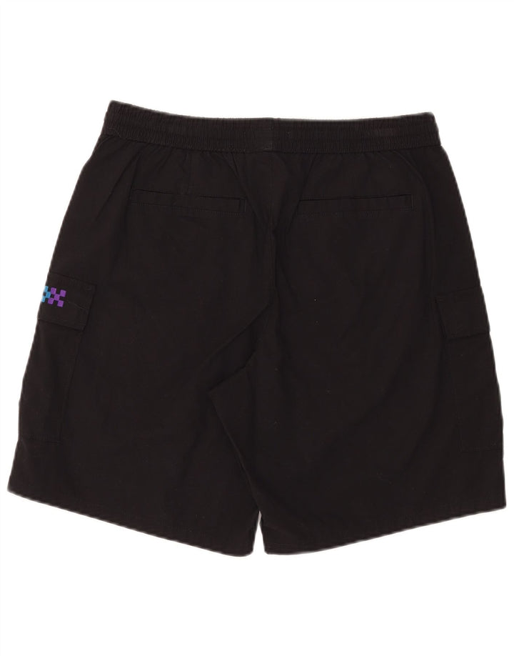 Vans Masculino Cargo Shorts Médio W30 Preto Geométrico Algodão