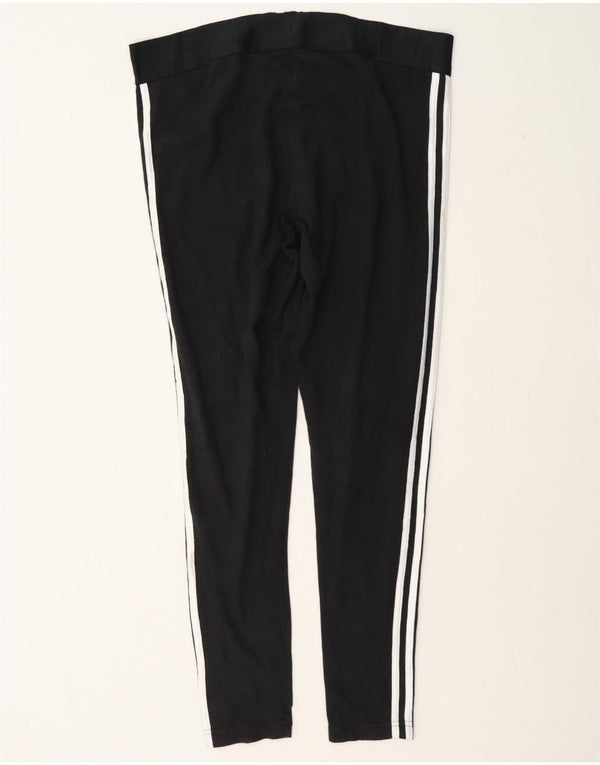 Leggings Adidas Mulher UK 20/22 XL Algodão Preto