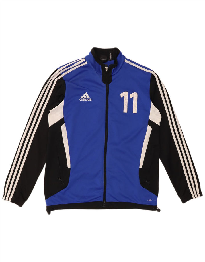 ADIDAS Mens Climacool Tracksuit Top Jacket UK 38/40 Médio Azul