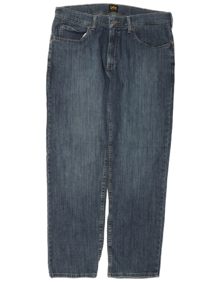 Jeans retos masculinos LEE W36 L30 algodão azul