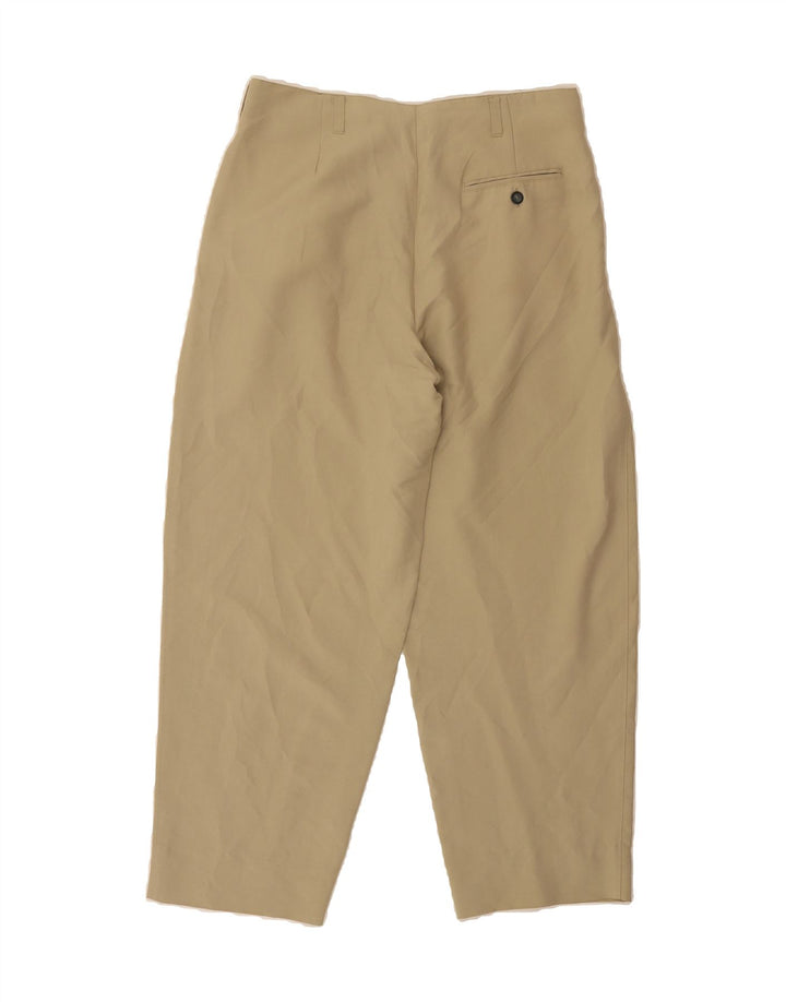 EXPLORER Womens Pegged Chino Trousers IT 48 XL W32 L28 Beige Vintage Explorer and Second-Hand Explorer from Messina Hembry 