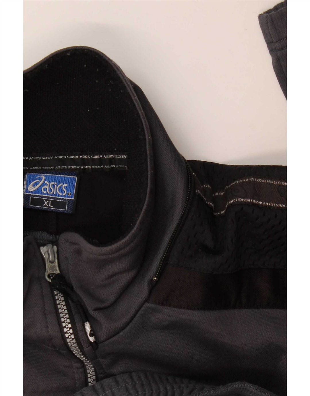 Jaqueta Asics Mens Tracksuit Top XL Cinza Colorblock