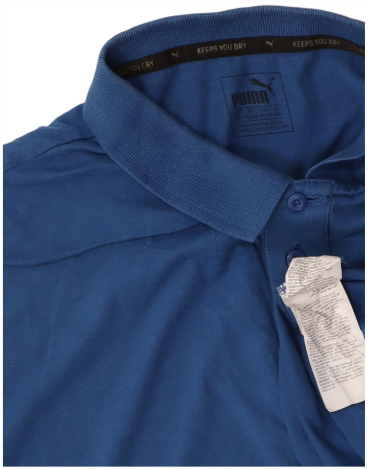 Camisa polo masculina PUMA 2XL algodão azul