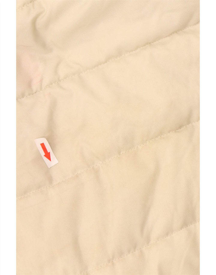 Jaqueta acolchoada com capuz gráfico Adidas Boys 15-16 anos branco colorblock