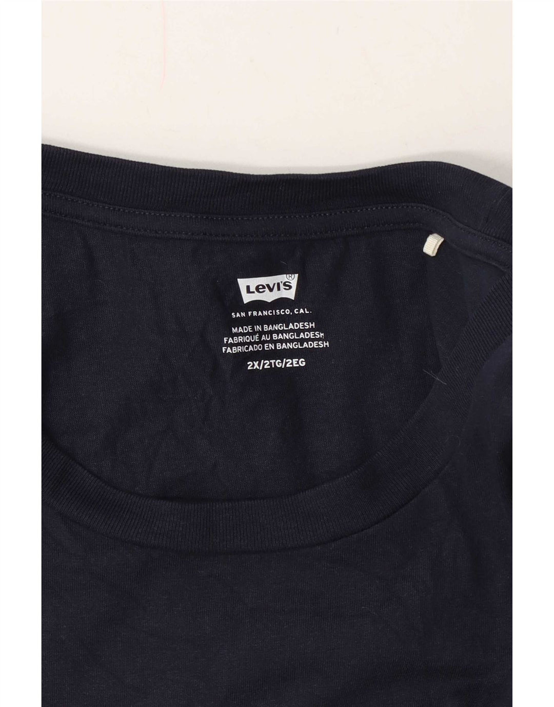 Camiseta gráfica masculina Levi's Top 2XL azul marinho