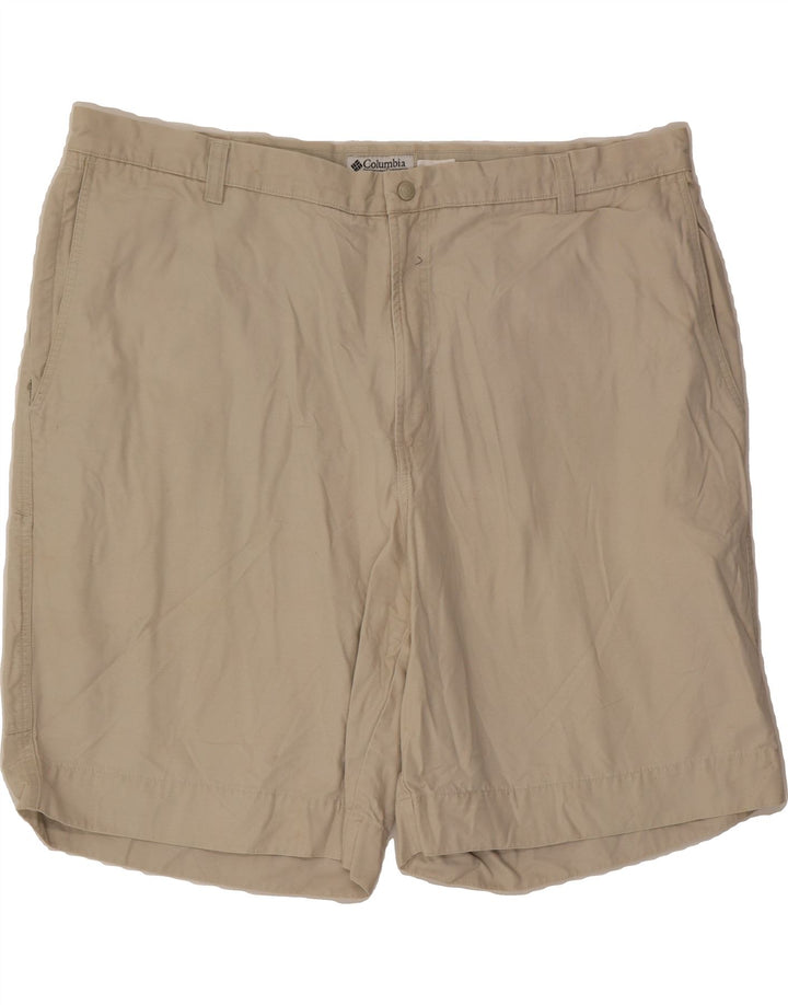 COLUMBIA Mens Chino Shorts W44 2XL Beige Cotton Vintage Columbia and Second-Hand Columbia from Messina Hembry 